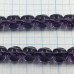Бусины из стекла, цв. фиолетовый 9 мм (1 шт.)