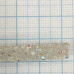 Шнур резиновый полый с кристалликами, 7х2 мм (0,5 м.)