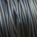 Шнур резиновый полый, 2х0.5 мм, цв. черный (1 м.)