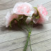 Цветы из ткани, букетик цв. персиковый  (6 шт.)