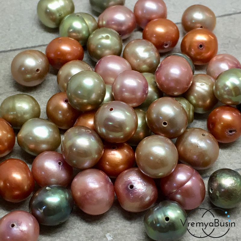 Жемчуг натуральный цветной в асс. (1  шт.)