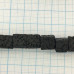 Лава черная, кубик 9 мм (1/2 нити, ок. 20 шт.)