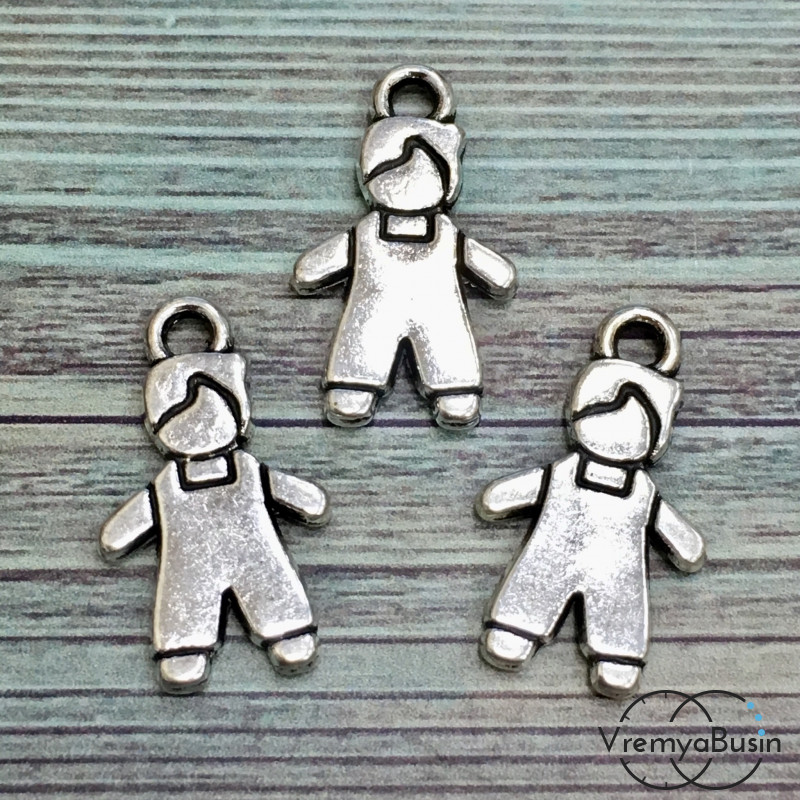 Ребенок. Подвеска металлическая цв. серебро (1 шт.)
