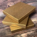 Большая подарочная коробка для украшений, 16х19х3 см, цв. золото (1 шт.)