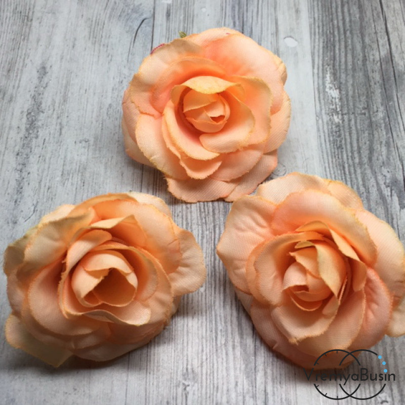 Цветок из ткани "Роза", 35 мм (1 шт.)