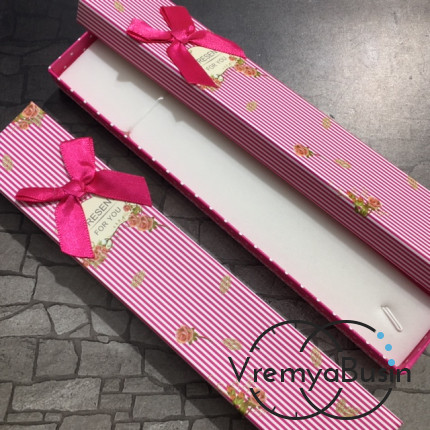 Коробочка подарочная квадратная 21х4х2 см (1 шт.)