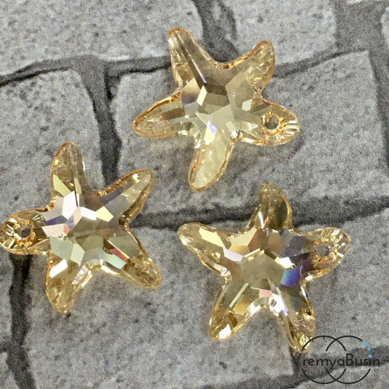 Подвеска Сваровски "Морская звезда", 6721 Starfish 16 мм (1 шт.)