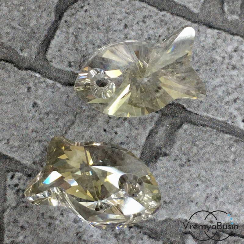 Подвеска Сваровски "Рыбка",  6727 Fish (1 шт.)