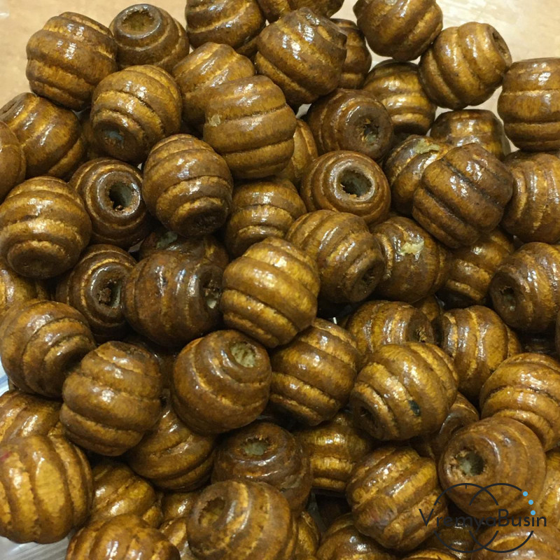 Деревянные круглые бусины, 10 мм (упак. 20 шт.)