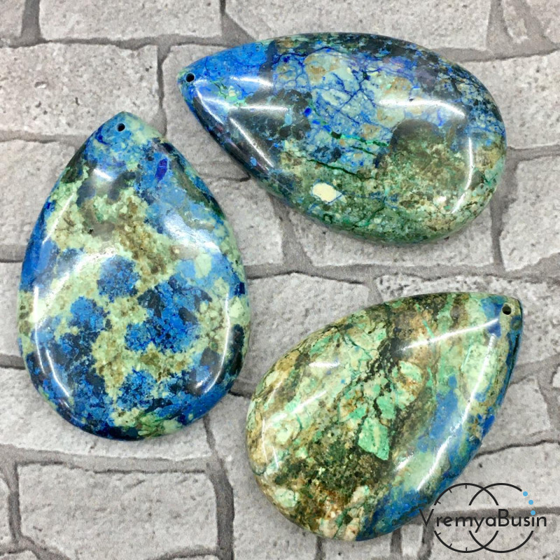 Хризоколла. Кулон из натурального камня в асс. (1 шт.)