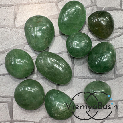 Авантюрин зеленый натур., галтовка из натур. камня 8-10 гр.    (1 шт.)