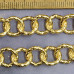 Цепочка металлическая крупная, латунь с позолотой (1/2 м.)