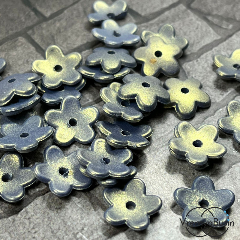 Бусины цветочки акриловые, 12 мм  (10 шт.)