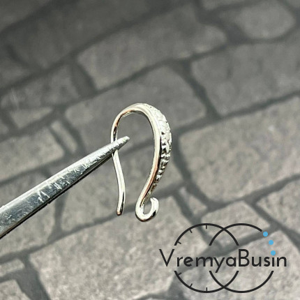 Швензы-крючки, 10х17 мм, цв. НИКЕЛЬ (1 пара)