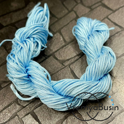 Шнур нейлоновый для браслетов Шамбала "Косичка", толщ. 1 мм  (1 шт.)