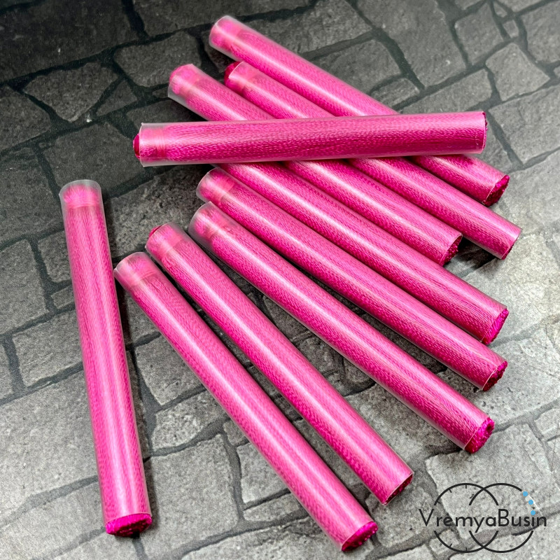 Кисти из шелковой нити 6х65 мм., цвет ФУКСИЯ     (2 шт.)