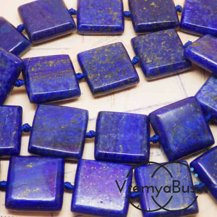 Ляпис-лазурит квадрат. 16х16 мм (1 шт.)