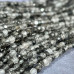Рутиловый кварц, серый волосатик, самые мелкие граненые бусины из камня, 3 мм ААА качество (нить, ок. 40 см.)