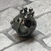 Бусина "Корона", 8х11 мм, латунь с черным родиевым покрытием (1 шт.)