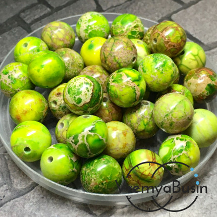 Варисцит, шарик гладкий 10 мм (1 шт.)