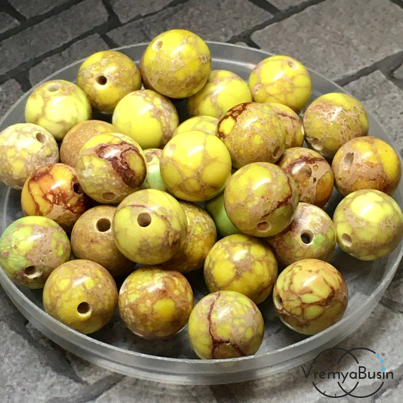 Варисцит, шарик гладкий 10 мм (1 шт.)