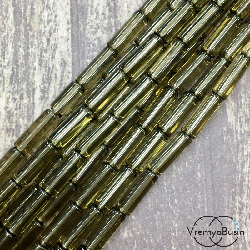 Бусины из камня. Трубочка гладкая 4х14мм (нить, ок. 28 шт.) 