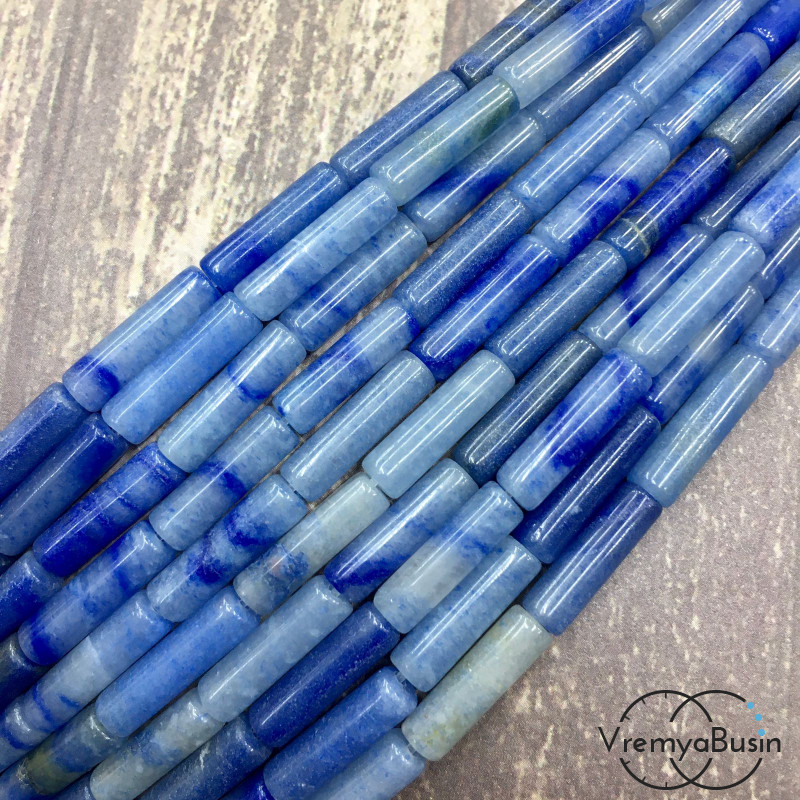 Бусины из камня. Трубочка гладкая 4х14мм (нить, ок. 28 шт.) 