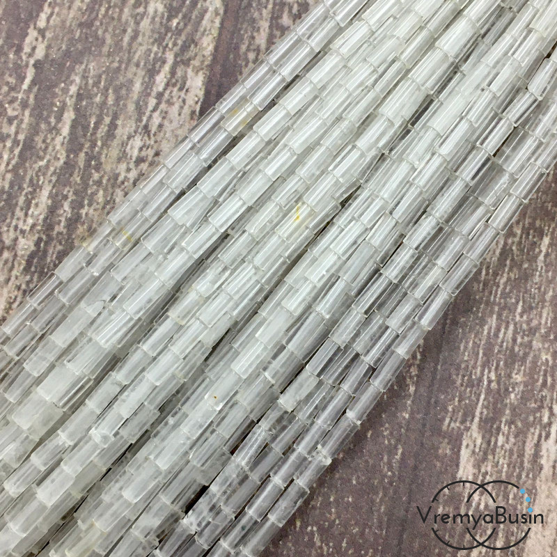Бусины из камня. Трубочка гладкая 2х4 мм (нить, ок. 80 шт.) 