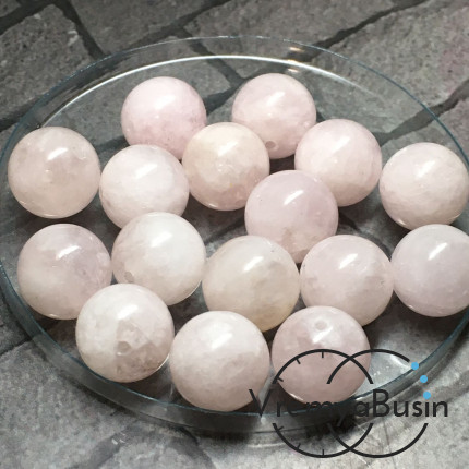 Морганит, розовый берилл натур., шарик гладкий 10 мм (1 шт.)