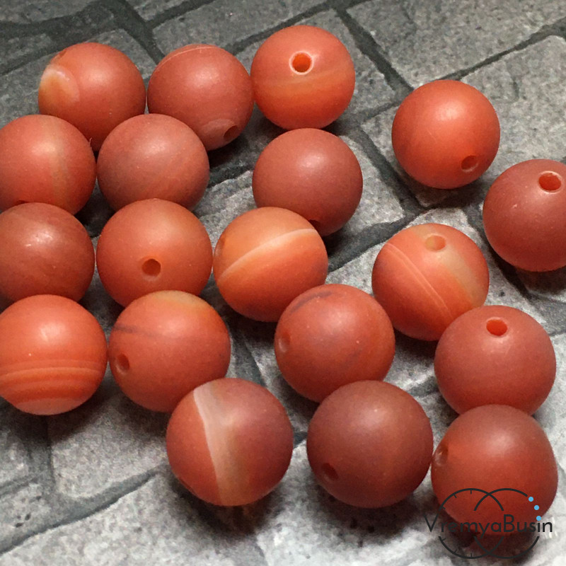 Сердолик. Матовый шарик 10 мм (1 шт.)
