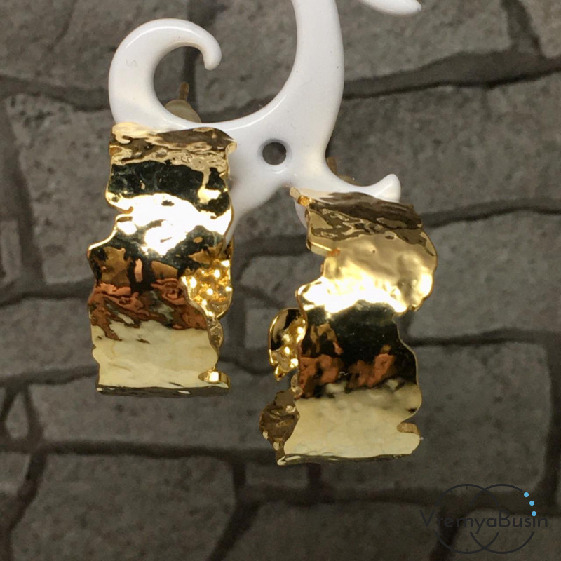 Швензы-гвоздики из латуни с позолотой (1 пара)