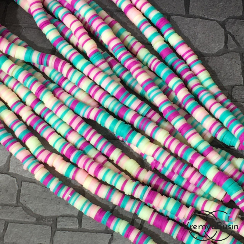 Бусины-разделители резиновые, диски 1х6 мм (нить, ок. 300 шт.)